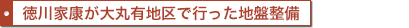 徳川家康が大丸有地区で行った地盤整備